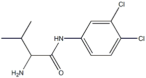 2-amino-N-(3,4-dichlorophenyl)-3-methylbutanamide 구조식 이미지