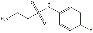 2-amino-N-(4-fluorophenyl)ethanesulfonamide 구조식 이미지