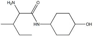 2-amino-N-(4-hydroxycyclohexyl)-3-methylpentanamide 구조식 이미지