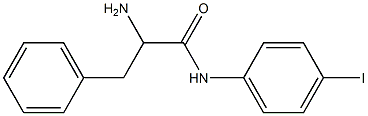 2-amino-N-(4-iodophenyl)-3-phenylpropanamide 구조식 이미지