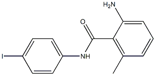 2-amino-N-(4-iodophenyl)-6-methylbenzamide 구조식 이미지