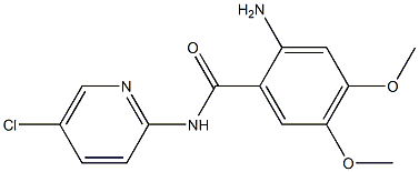 2-amino-N-(5-chloropyridin-2-yl)-4,5-dimethoxybenzamide Structure