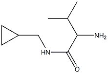 2-amino-N-(cyclopropylmethyl)-3-methylbutanamide Structure