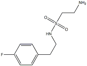 2-amino-N-[2-(4-fluorophenyl)ethyl]ethane-1-sulfonamide 구조식 이미지