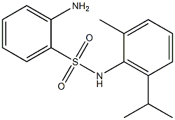 2-amino-N-[2-methyl-6-(propan-2-yl)phenyl]benzene-1-sulfonamide Structure