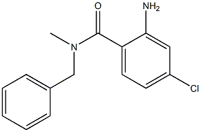 2-amino-N-benzyl-4-chloro-N-methylbenzamide Structure