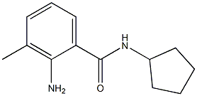 2-amino-N-cyclopentyl-3-methylbenzamide 구조식 이미지