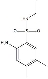 2-amino-N-ethyl-4,5-dimethylbenzene-1-sulfonamide 구조식 이미지