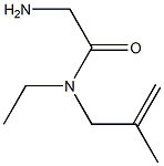 2-amino-N-ethyl-N-(2-methylprop-2-enyl)acetamide Structure