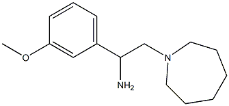 2-azepan-1-yl-1-(3-methoxyphenyl)ethanamine Structure