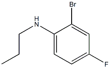 2-bromo-4-fluoro-N-propylaniline 구조식 이미지