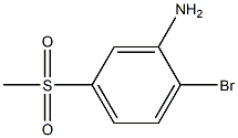 2-bromo-5-methanesulfonylaniline Structure