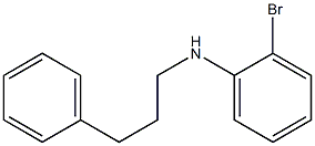 2-bromo-N-(3-phenylpropyl)aniline 구조식 이미지