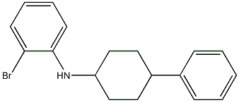 2-bromo-N-(4-phenylcyclohexyl)aniline Structure