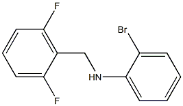 2-bromo-N-[(2,6-difluorophenyl)methyl]aniline Structure