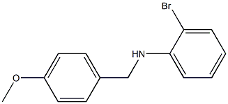 2-bromo-N-[(4-methoxyphenyl)methyl]aniline Structure