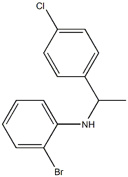 2-bromo-N-[1-(4-chlorophenyl)ethyl]aniline Structure