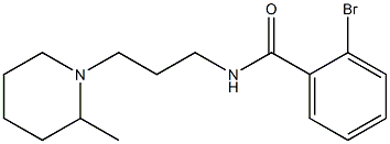 2-bromo-N-[3-(2-methylpiperidin-1-yl)propyl]benzamide Structure