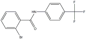 2-bromo-N-[4-(trifluoromethyl)phenyl]benzamide 구조식 이미지