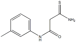 2-carbamothioyl-N-(3-methylphenyl)acetamide 구조식 이미지