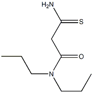 2-carbamothioyl-N,N-dipropylacetamide Structure