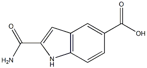 2-carbamoyl-1H-indole-5-carboxylic acid Structure