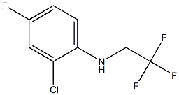 2-chloro-4-fluoro-N-(2,2,2-trifluoroethyl)aniline 구조식 이미지