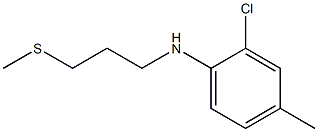 2-chloro-4-methyl-N-[3-(methylsulfanyl)propyl]aniline Structure