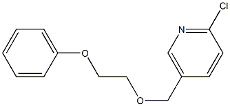 2-chloro-5-[(2-phenoxyethoxy)methyl]pyridine Structure