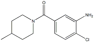 2-chloro-5-[(4-methylpiperidin-1-yl)carbonyl]aniline 구조식 이미지