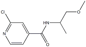 2-chloro-N-(1-methoxypropan-2-yl)pyridine-4-carboxamide Structure