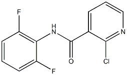 2-chloro-N-(2,6-difluorophenyl)pyridine-3-carboxamide Structure