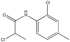 2-chloro-N-(2-chloro-4-methylphenyl)propanamide Structure