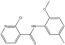 2-chloro-N-(2-methoxy-5-methylphenyl)pyridine-3-carboxamide Structure