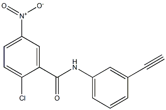 2-chloro-N-(3-ethynylphenyl)-5-nitrobenzamide Structure