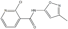 2-chloro-N-(3-methyl-1,2-oxazol-5-yl)pyridine-3-carboxamide Structure