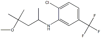 2-chloro-N-(4-methoxy-4-methylpentan-2-yl)-5-(trifluoromethyl)aniline 구조식 이미지