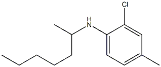 2-chloro-N-(heptan-2-yl)-4-methylaniline 구조식 이미지