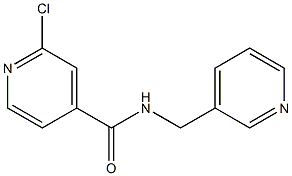 2-chloro-N-(pyridin-3-ylmethyl)pyridine-4-carboxamide Structure