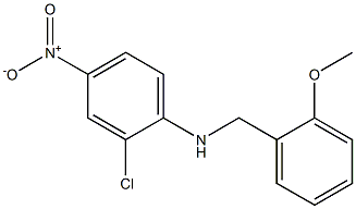 2-chloro-N-[(2-methoxyphenyl)methyl]-4-nitroaniline Structure