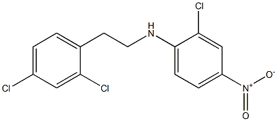 2-chloro-N-[2-(2,4-dichlorophenyl)ethyl]-4-nitroaniline Structure