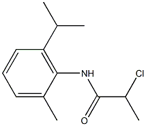 2-chloro-N-[2-methyl-6-(propan-2-yl)phenyl]propanamide Structure