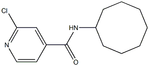 2-chloro-N-cyclooctylpyridine-4-carboxamide 구조식 이미지