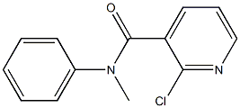 2-chloro-N-methyl-N-phenylpyridine-3-carboxamide Structure
