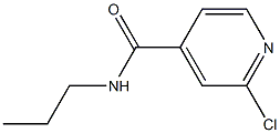 2-chloro-N-propylpyridine-4-carboxamide 구조식 이미지