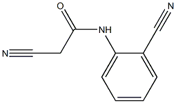 2-cyano-N-(2-cyanophenyl)acetamide 구조식 이미지