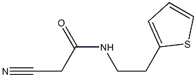 2-cyano-N-(2-thien-2-ylethyl)acetamide Structure