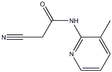 2-cyano-N-(3-methylpyridin-2-yl)acetamide Structure