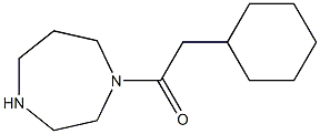 2-cyclohexyl-1-(1,4-diazepan-1-yl)ethan-1-one Structure