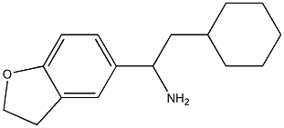 2-cyclohexyl-1-(2,3-dihydro-1-benzofuran-5-yl)ethan-1-amine Structure